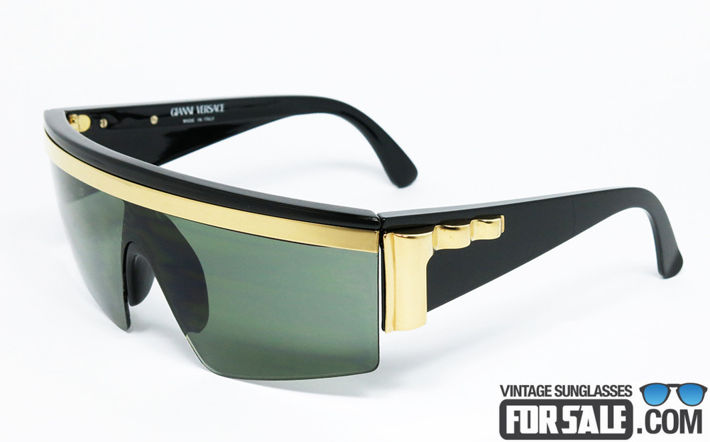 Gianni Versace Y76 col. 852 Black&Gold MASK sunglasses