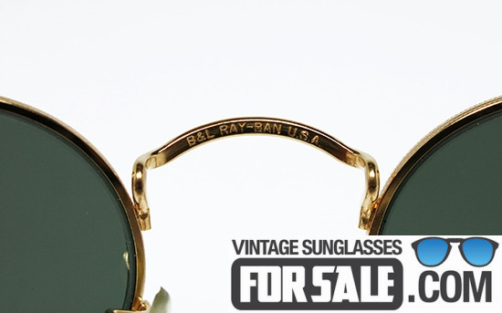 Ray Ban W0976 OVAL Golden sunglasses