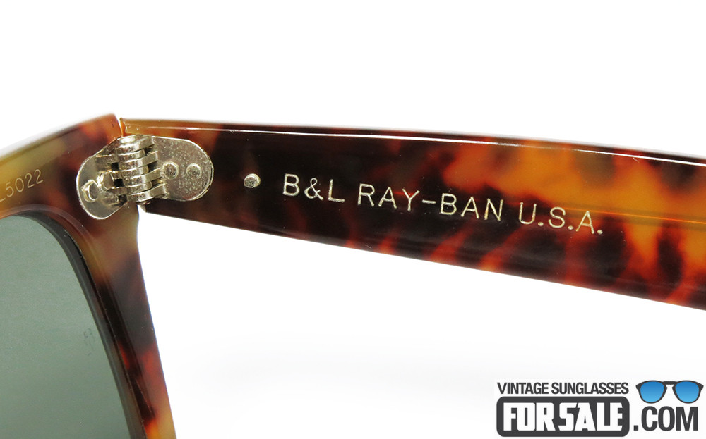 in de buurt Droogte Integratie Ray Ban WAYFARER BL 5022 Blond Tortoise Silver G-15 vintage sunglasses