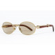 Cartier SULLY Bubinga Wood&Gold vintage sunglasses