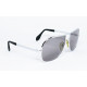 Silhouette 6-02 Glossy Silver & Black sunglasses details