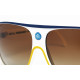 Vespa METALL VIGANO' ITALY White2 vintage sunglasses PIAGGIO logo