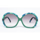 Silhouette 585 col. 961 Blue CAMO Tortoise & Green sunglasses front
