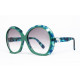 Silhouette 585 col. 961 Blue CAMO Tortoise & Green original vintage sunglasses
