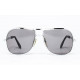 Silhouette 6-02 Glossy Silver & Black sunglasses front